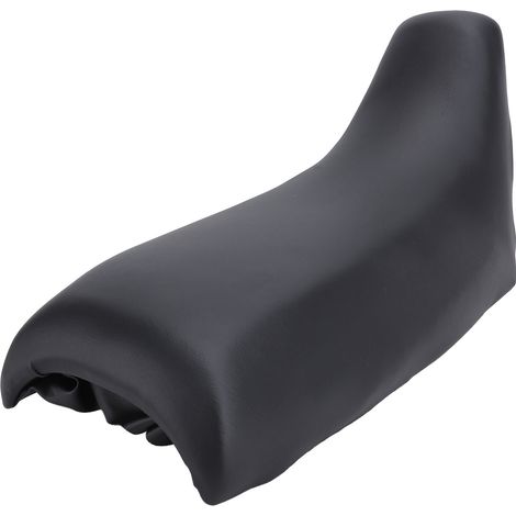 Comoda sella in similpelle PU con imbottitura in schiuma ad alto assorbimento degli urti per scooter e moto Pit Dirt Bike PW50 PY50, colore nero. (1/4)