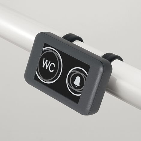 pba WC- Spülauslösung Funks. 868,4 MHZ 2 Funktionen, 108x68x22mm