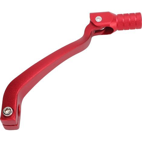 CNC-gefräster Aluminium-Motorradschalthebel, 11 mm/0,43 Zoll, rot, für ZONGSHEN NC250 250 cm³ flüssigkeitsgekühlt