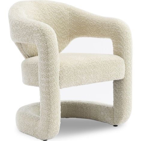 Sillon Poliester 66X65X79 Boucle Crudo