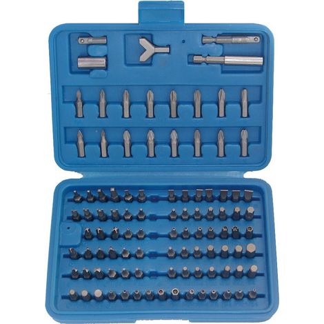 Coffret de 95 embouts speciaux pour perceuses visseuses avec adaptateurs
