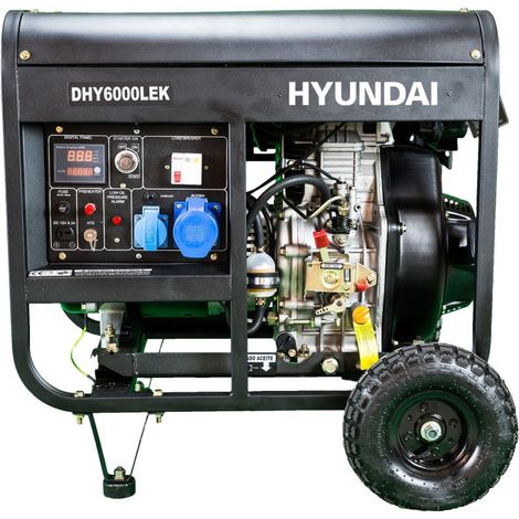DHY6000LEK Generador Diésel Monofásico Abierto 5,5KW (1/3)