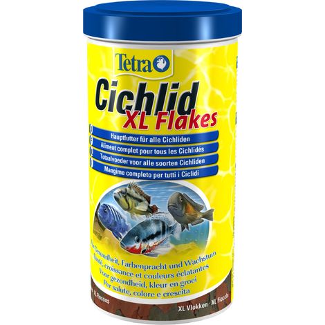 Cichlid XL flocons 160 g 1000 ml nourriture pour Cichlidés et poissons d'ornement - Tetra (1/2)