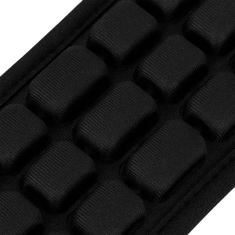 Coussinets d'épaule anti-dérapants pour sac à dos, guitare et sac de sport - Noir (Taille L) (1/5)