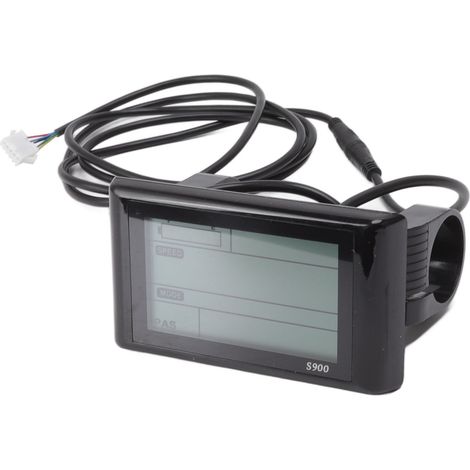 S900 LCD-Bildschirm für Elektrofahrräder, 24V/36V/48V, wasserdicht, Echtzeitaufzeichnung, kompatibel mit Elektrorollern und -fahrrädern. (1/5)
