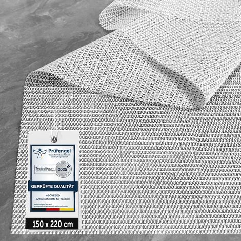 Sous-tapis Antidérapant 150x220 cm - PVC Découpable - Fixation Sol et Tapis - Sécurité Salon Chambre - Taille Standard (1/5)