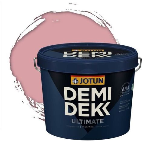Peinture Bois - DEMI DEKK ULTIMATE - Lasure Opaque Satinée - RAL 3015 - 3L (1/2)