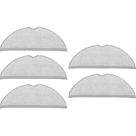 Panni di ricambio per la pulizia del robot lavapavimenti Roborock S8 S7 MaxV Pro Ultra - Confezione da 5, in microfibra assorbente lavabile. (1/5)