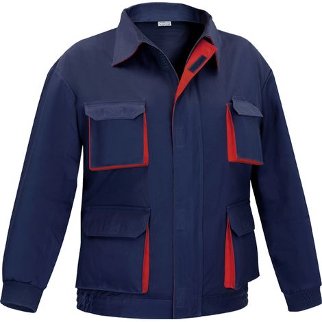 Cazadora Cargo Multibolsillos Vesin Azul marino - rojo5252 Azul marino - rojo (1/5)
