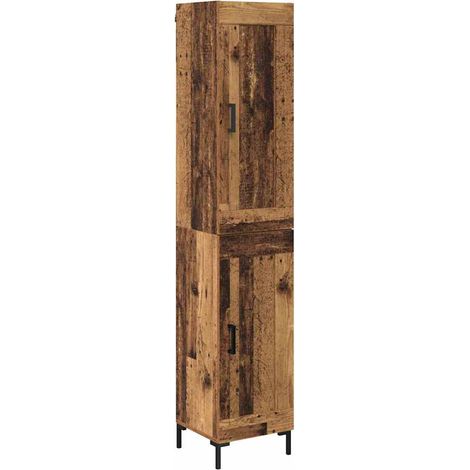 Maison Exclusive - Alacena Madera Vieja 34,5 x 34 x 180 cm Madera