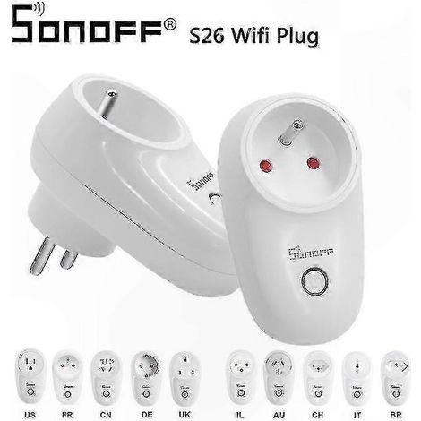 Smart-WLAN-Steckdose, EU-/US-Standard, kompatibel mit der Ewelink-App, markenlos (1/4)