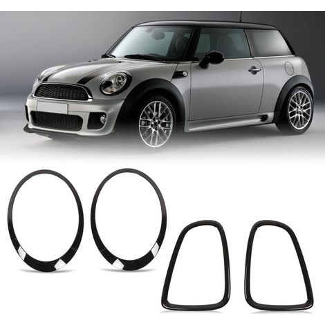 Coperture luci posteriori nere lucide per Mini R56-R59 2007-2015 - Set di 4 pezzi (1/3)