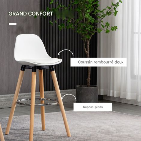 Lot de 2 Chaises de Salle à Manger Style Scandinave en Tissu, Structure Acier Inoxydable ou Métal Noir, Dimensions Compactes Montage Facile, Idéales pour Petits Espaces Intérieurs (1/4)