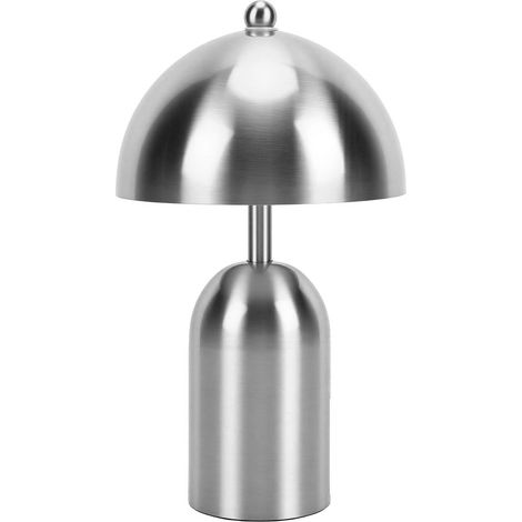 Lampe champignon tactile, veilleuse à intensité variable, Portable, Rechargeable, chargeur USB, décorative, pour chambre à coucher, Bar, argent brillant (1/5)