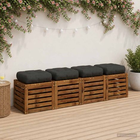 Coussins de siège 4 pièces VIANEN 4 pcs 100 % polyester (1/5)