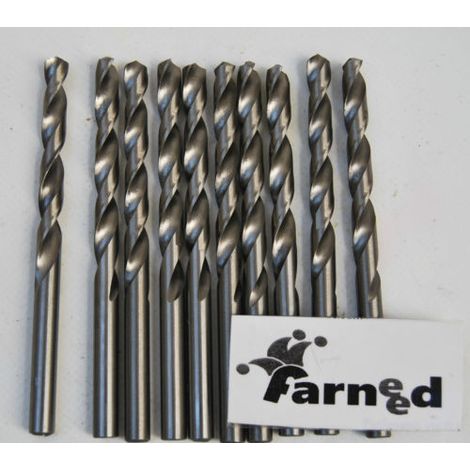 PUNTE PER TRAPANO ACCIAIO TITANIO COBALTO per metallo set 5 pz 8 mm farneed
