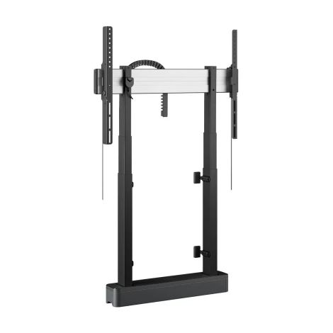 RISE 2005B, soporte eléctrico negro de 50 mm para suelo o pared