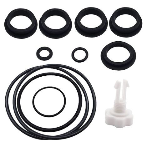 O-ring set 25013 with vent valve, compatible with Intex sand filter pump seals.--DTEKGAZ
