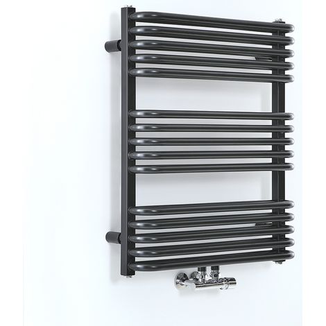 Hudson Reed Arch - Sèche-Serviettes Eau Chaude - 73.6cm x 60cm - Noir