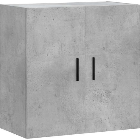 Maison Exclusive - Mobile a Parete Grigio Cemento 60x31x60 cm in Legno Multistrato