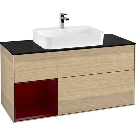 Villeroy & Boch F412HBPC Meuble sous-lavabo Finion F41 (1/2)