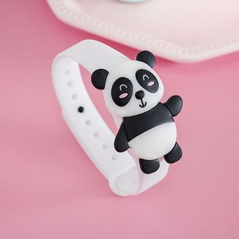 Panda -Bracelet Anti moustique en Silicone pour enfants,mignon,design de dessin animé,montre répulsif pour l'été (1/4)