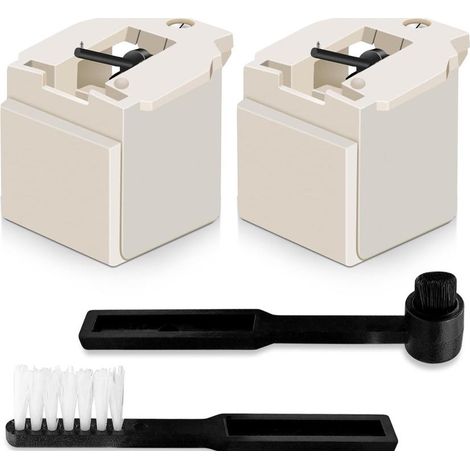 Two replacement styluses for ATN3600L AT-LP60 turntables, each with a black and white cleaning brush.