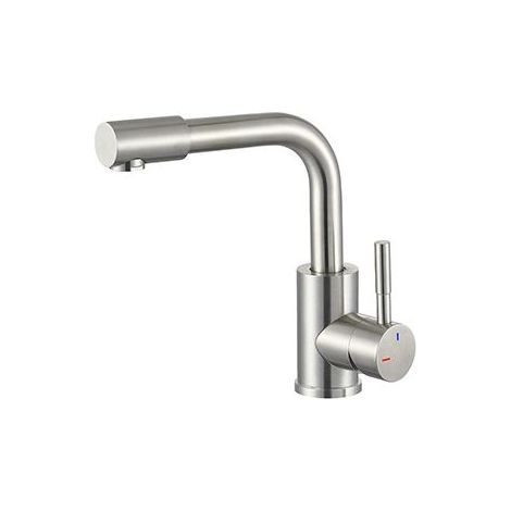 Edouard Rousseau - Mitigeur Lavabo YLUS - Inox (1/2)