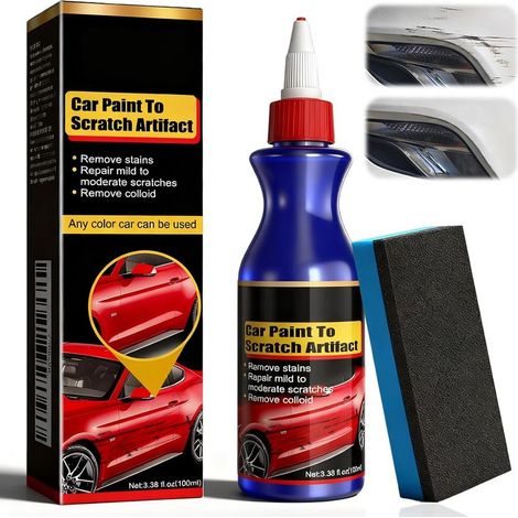 Crème Réparation Rayures Voiture, Rénovation Peinture et Vernis Auto, Efface Micro-rayures Carrosserie SUV, Soin Protecteur 100 ml (1/5)