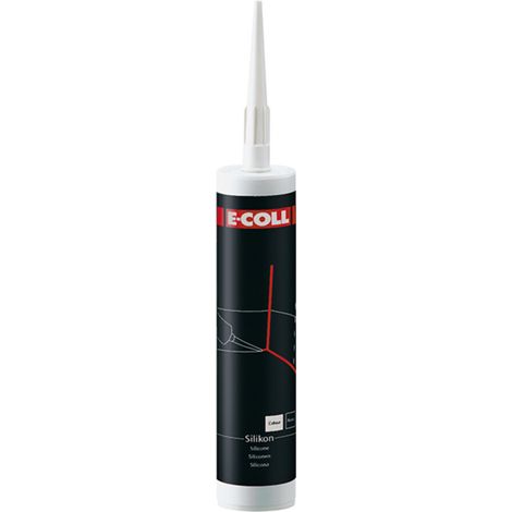 E-COLL Silikon-Dichtungsmasse 310ml weiß