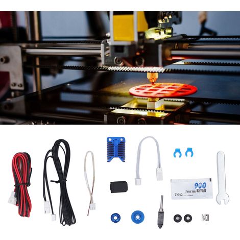 TZ-Ender3 verbesserte Version Druckkopf-Extrusionskit, Hochtemperatur- und Hochgeschwindigkeits-Druck-Hotend kompatibel mit CR10/CR-10S/Ender-3/Ender-3 V2/VORON2.4 und anderen Modellen. (1/5)