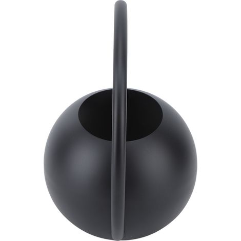 Arroseur à long bec, acier inoxydable, arrosoir, outils de jardinage, plantes d'intérieur et d'extérieur, noir (1/5)