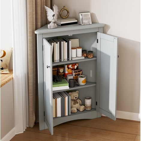 Mobile angolare bagno 2 ante in MDF 61,5x80 cm OKMYHOME (1/5)