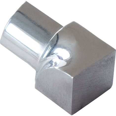 Dalsys Inneneck für Fliesenschiene Viertelkreisprofil Edelstah, Fliesenprofil - Poliert 8mm, 1 Stück