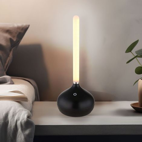 Tischlampe Außenleuchte Tischleuchte Touch LED Gartenleuchte opal H 24,3 cm