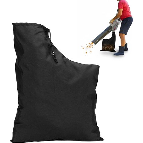 Sacs de ramassage de feuilles pour aspirateurs-souffleurs, universels, compatibles avec les aspirateurs-souffleurs de feuilles électriques 3 en 1, pour l'entretien des pelouses (1/4)