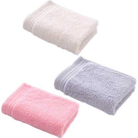 Lot De 3 Serviettes En Éponge 25x50 Cm Pour Salle De Bain Cuisine Et Fitness (1/5)