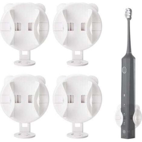 Self-adhesive electric toothbrush holder, wall-mounted toothbrush holder, electric toothbrush storage box (4 pieces) (1/5)