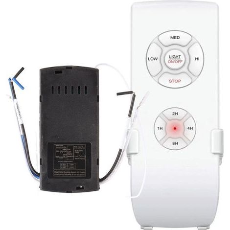 Kit de télécommande pour ventilateur de plafond, télécommande universelle intelligente pour ventilateur de plafond et lumière pour Hunter\'s Harbor Breeze (1/5)