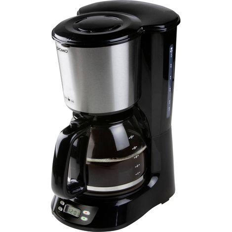 Domo DO1065K Cafetière noire capacité 1,5 litre (1/5)