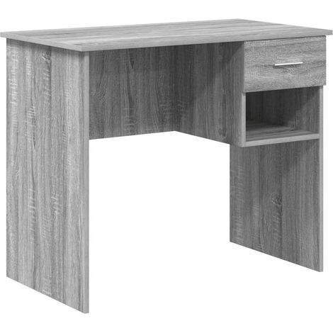 Maison Exclusive - Scrivania Grigio Sonoma 90 x 49 x 75 cm Legno multistrato