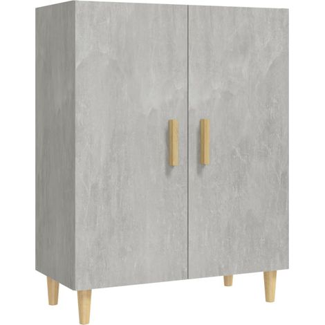 Credenza buffet cassettiera mobile contenitore organizer cucina soggiorno soggiorno 70 x 34 x 90 cm derivati del legno grigio 020032079