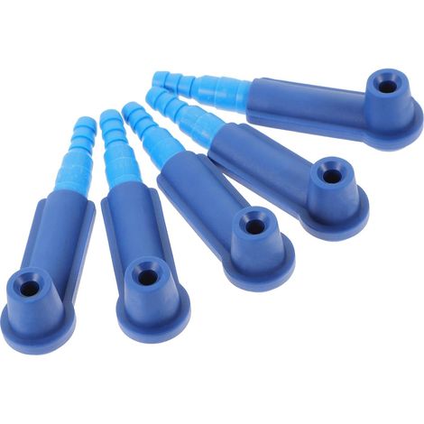 Connecteurs de Pompe à Huile 5 Pièces Adaptateur Purgeur Frein Outil Vidange Liquide Compact 2.76X0.79X0.79In pour Voitures et Camions -