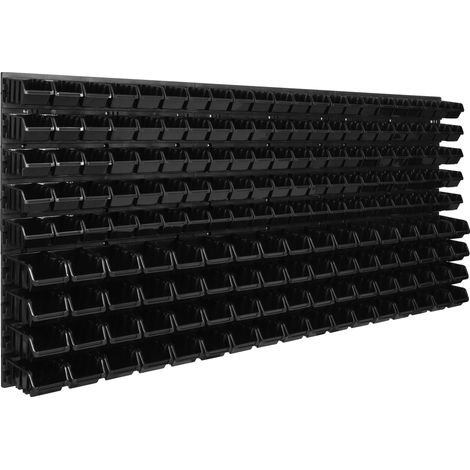 Pannello portautensili da officina, 172 cm x 78 cm, struttura in plastica, design mobile, fori di montaggio inclusi, adatto per garage. (1/5)