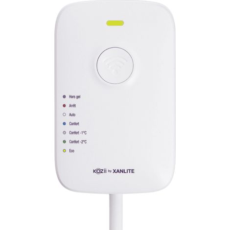 Thermostat connecté pour radiateur électrique – Tête thermostatique – Compatible avec systèmes de chauffage – KZBOTHELEPA – Kozii