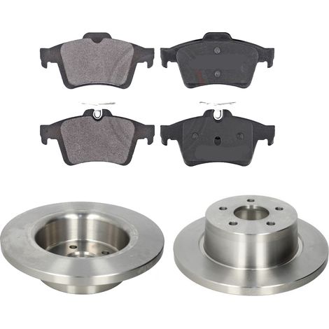 KIT FRENI POSTERIORI compatibile con FORD GRAND C-MAX (DXA/CB7, DXA/CEU) - DISCHI + PASTIGLIE OEM: FDB1931 / 18135 /SOSTITUZIONE DIRETTA/BASSA POLVERE/SILENZIOSO (1/5)