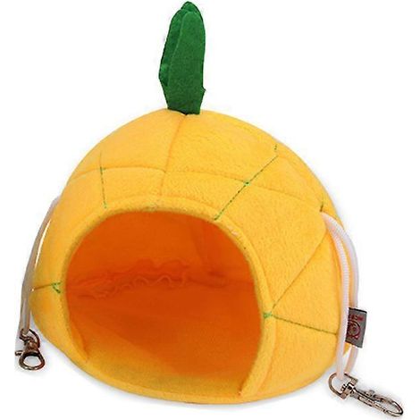 Hamac ananas, niche douce pour petit animal, cage pour cochon d'Inde, accessoires pour hamac (1/5)