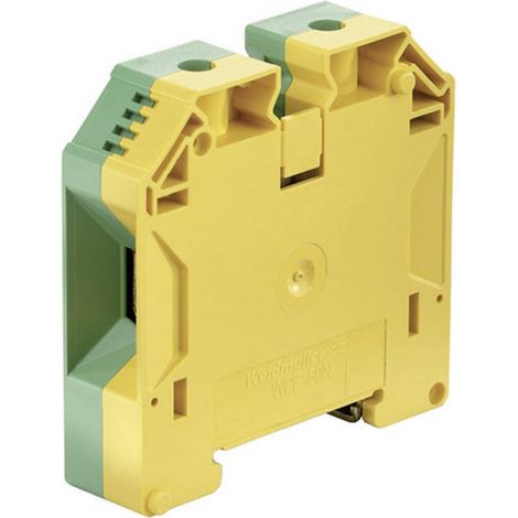 Bloc de jonction de protection Weidmüller WPE 50N 1846040000-1 vert-jaune 1 pc(s) D15402 (1/2)