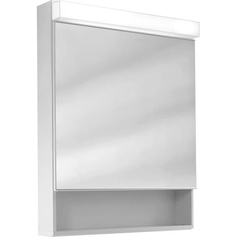 Armario con espejos LED Schneider LOW Line, 1 puerta 60cm,