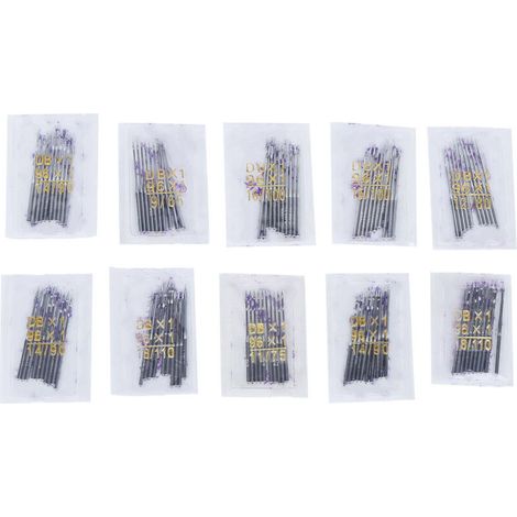 Yinhing 10pcs / Set Machine à Coudre Aiguilles Machine à Coudre Industrielle Aiguilles en Métal 9 11 12 14 16 18 6 Type Accessoires de Kit Mixtes pour à Industrielle (1/5)